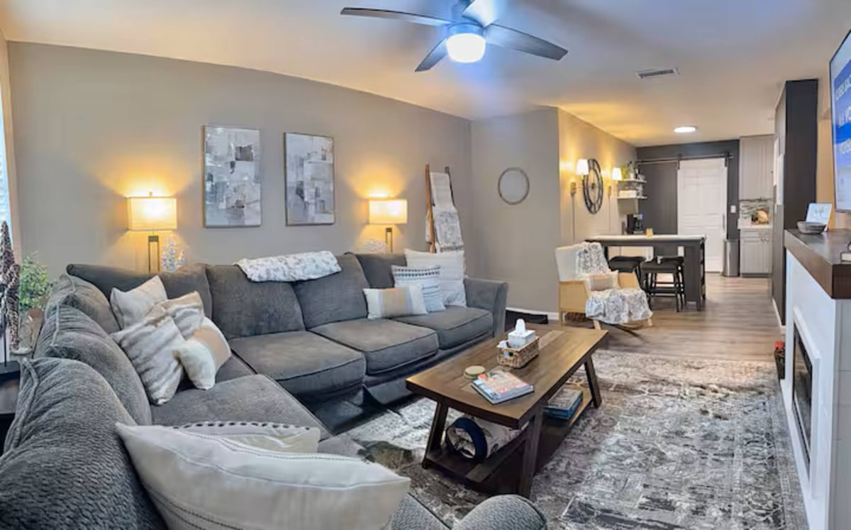 Seafoam Escape, living room
