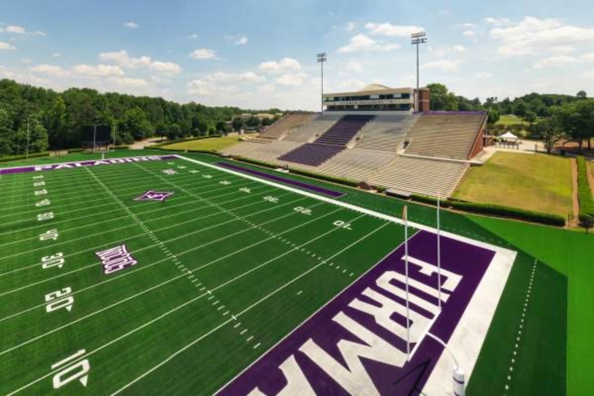 The Greenville Getaway, nearby Furman University stadium