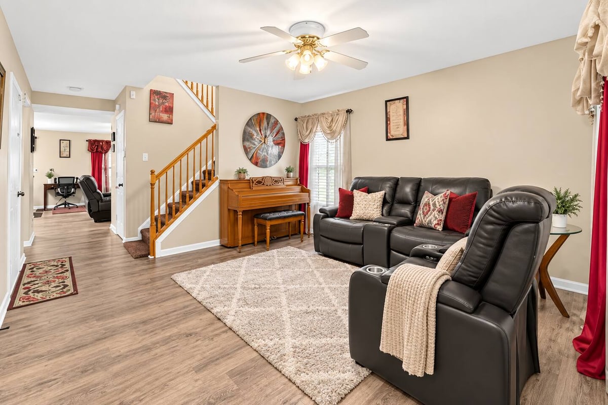 Charlotte Family Retreat, living room